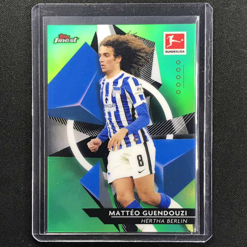 2020-21 Finest Bundesliga Matteo Guendouzi Base Refractor Green 95/99