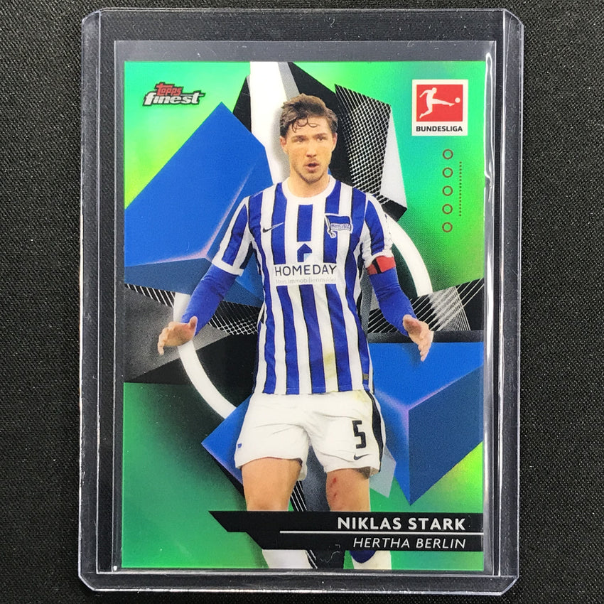 2020-21 Finest Bundesliga Niklas Stark Base Refractor Green 79/99