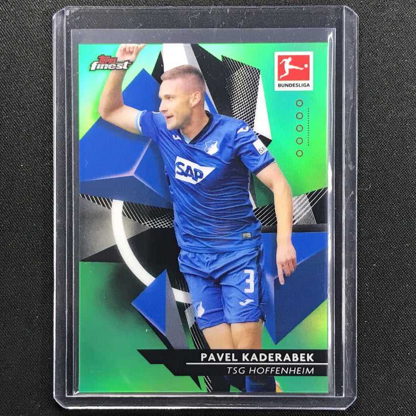 2020-21 Finest Bundesliga Pavel Kaderabek Base Refractor Green 25/99