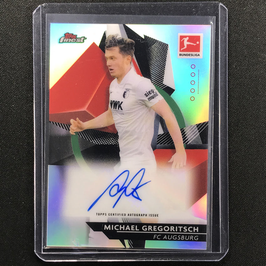 2020-21 Finest Bundesliga MICHAEL GREGORITSCH Base Autographs Refractor #3