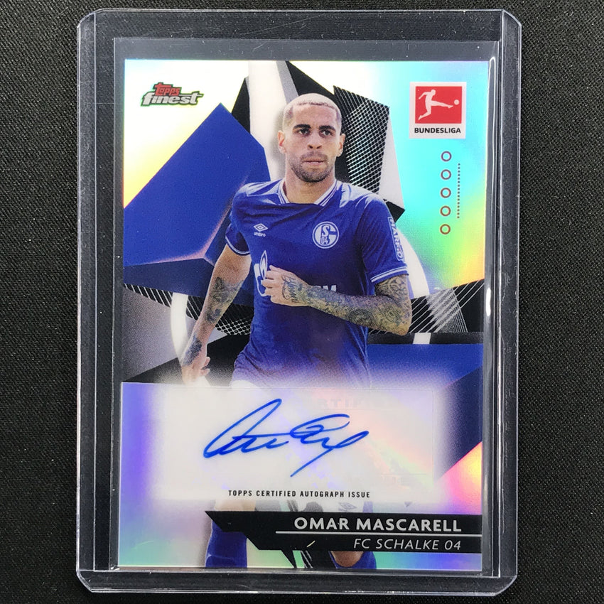 2020-21 Finest Bundesliga OMAR MASCARELL Base Autographs Refractor #51