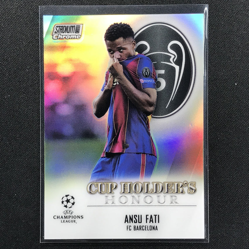 2020-21 Stadium Club Chrome Uefa Ucl Ansu Fati Cup Holders Honour No Baf