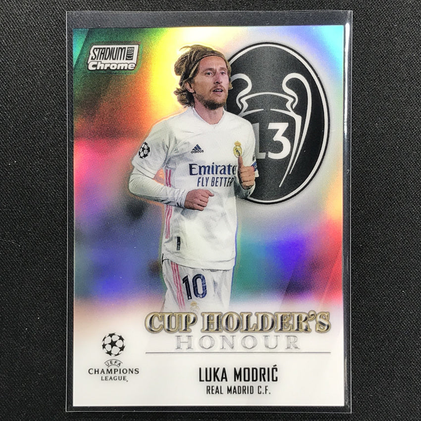 2020-21 Stadium Club Chrome Uefa Ucl Luka Modric Cup Holders Honour No Rl