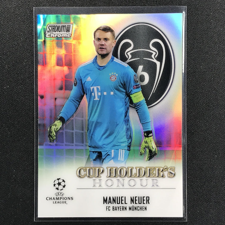 2020-21 Stadium Club Chrome Uefa Ucl Manuel Neuer Cup Holders Honour No Bmm