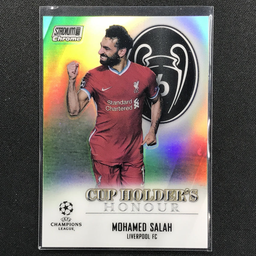 2020-21 Stadium Club Chrome Uefa Ucl Mohamed Salah Cup Holders Honour No Lm