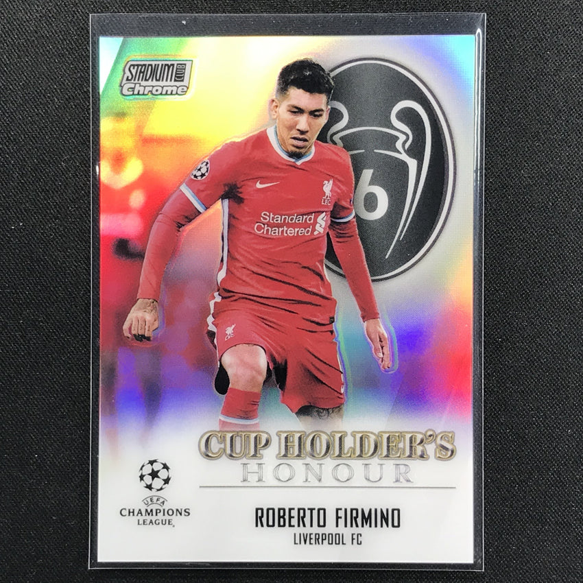 2020-21 Stadium Club Chrome Uefa Ucl Roberto Firmino Cup Holders Honour No Lr
