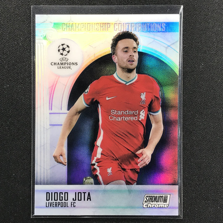 2020-21 Stadium Club Chrome Uefa Diogo Jota Championship Contributions No Dj