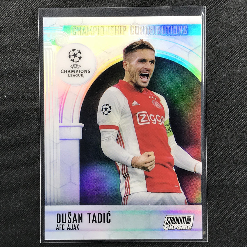 2020-21 Stadium Club Chrome Uefa Dusan Tadic Championship Contributions No Dt