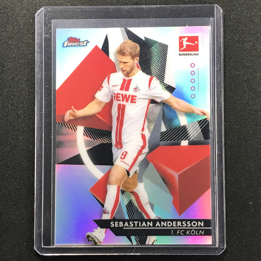 2020-21 Finest Bundesliga SEBASTIAN ANDERSSON Base Refractor #52