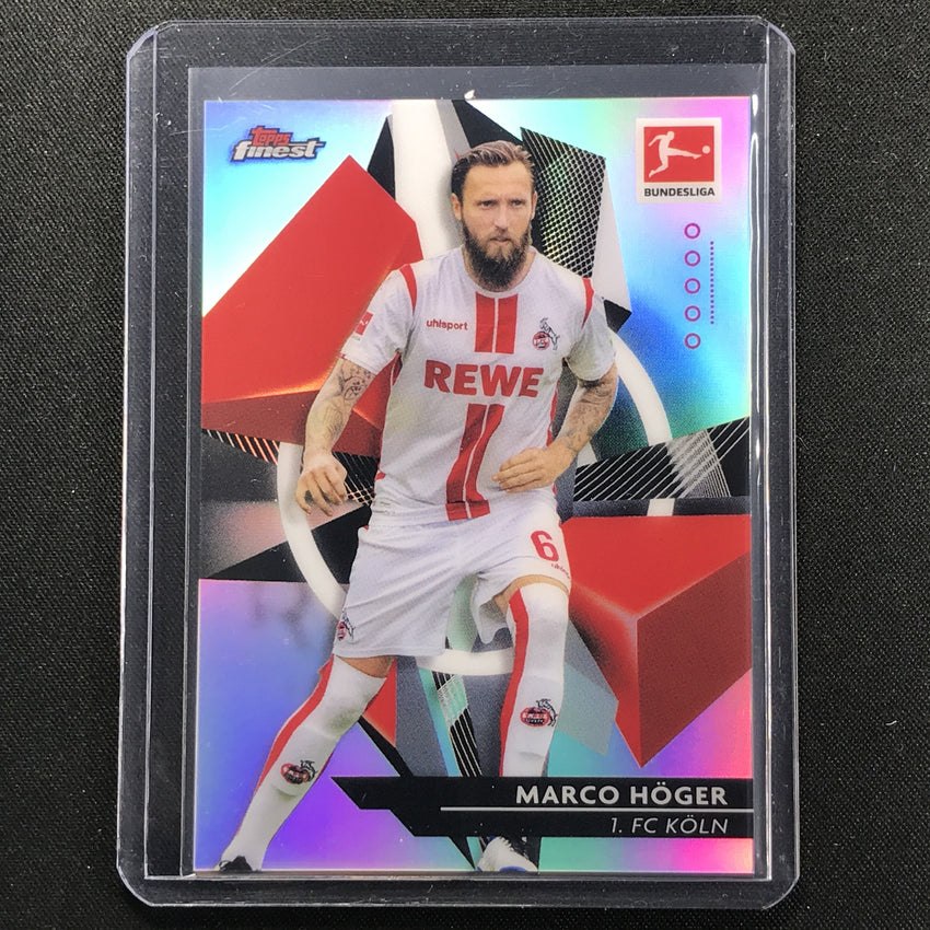 2020-21 Finest Bundesliga MARCO HOGER Base Refractor #54
