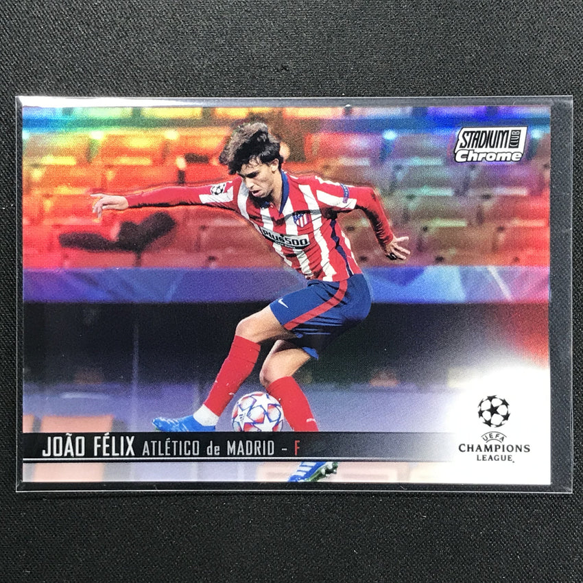 2020-21 Stadium Club Chrome Uefa Ucl Joao Felix Base Refractor No 25