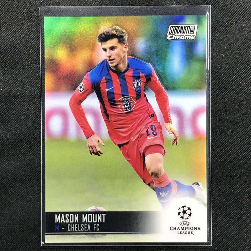 2020-21 Stadium Club Chrome Uefa Ucl Mason Mount Base Refractor No 28
