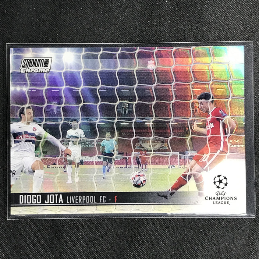 2020-21 Stadium Club Chrome Uefa Ucl Diogo Jota Base Refractor No 72