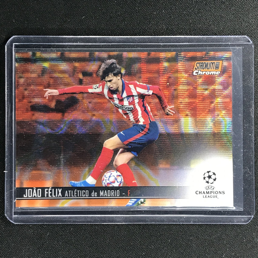 2020-21 Stadium Club Chrome Uefa Joao Felix Base Orange Yellow Electric No 25