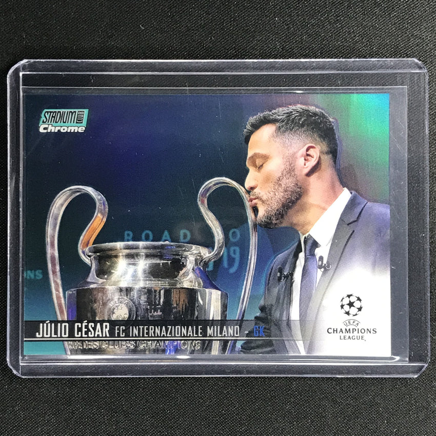 2020-21 Stadium Club Chrome Uefa Ucl Julio Cesar Base Aqua 67/199