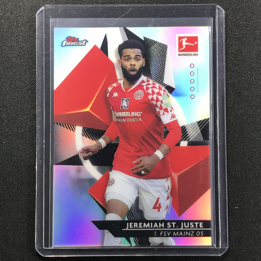2020-21 Finest Bundesliga JEREMIAH ST. JUSTE Base Refractor #72