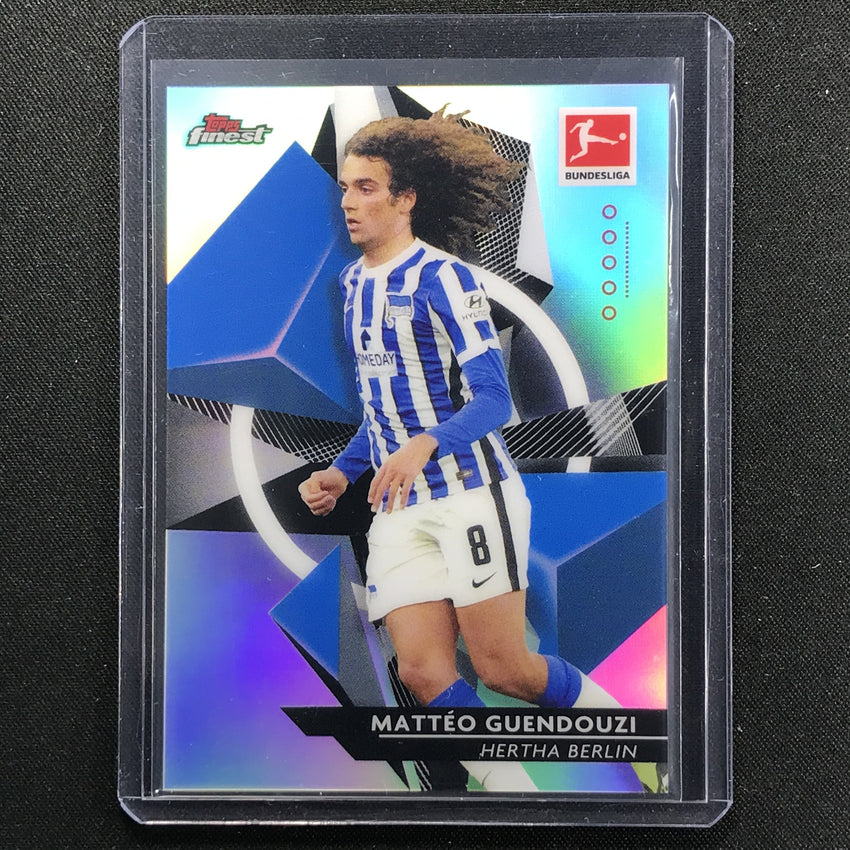 2020-21 Finest Bundesliga MATTEO GUENDOUZI Base Refractor #10