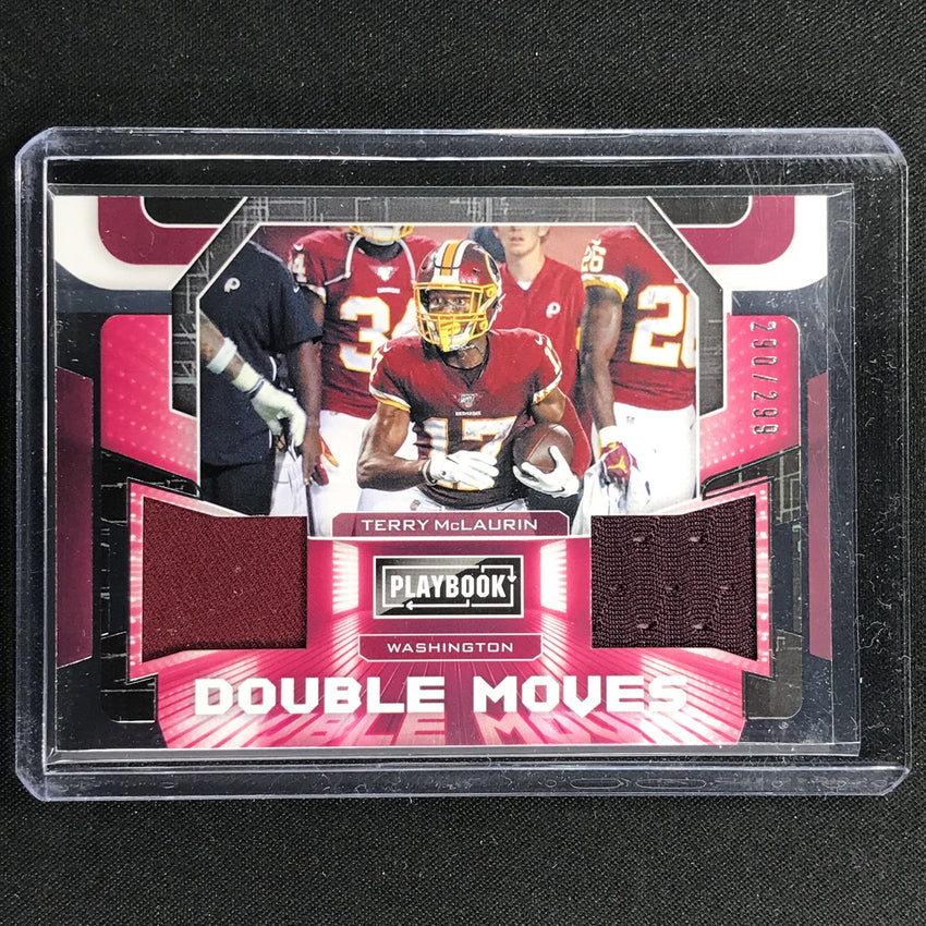 2020 Playbook Terry Mclaurin Double Moves Dual Jerseys 290/299