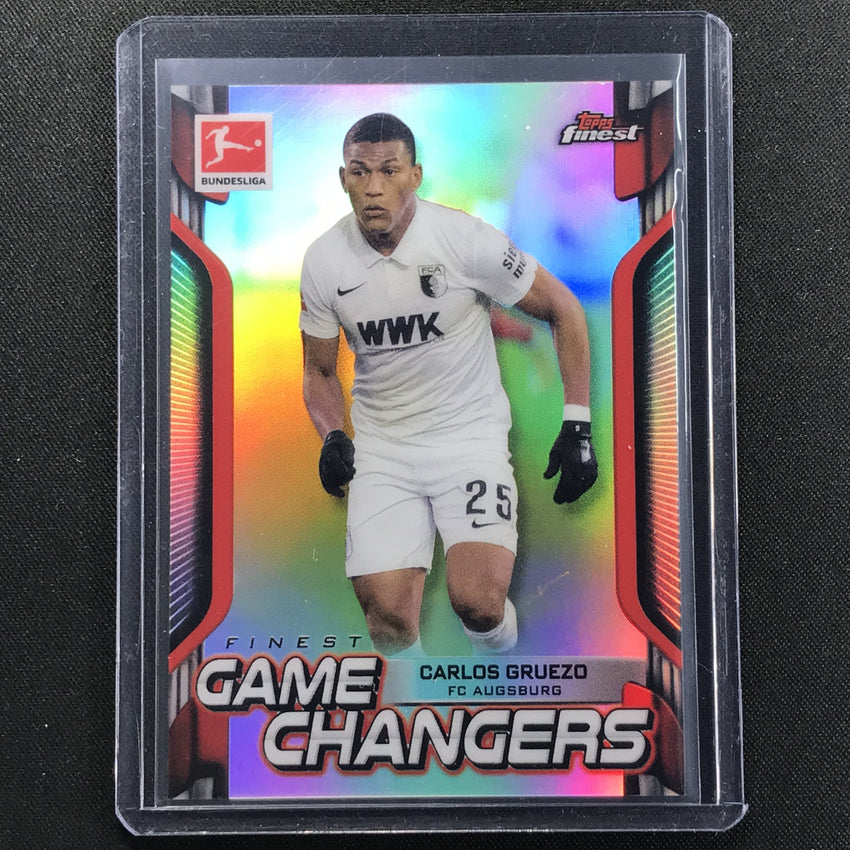 2020-21 Finest Bundesliga CARLOS GRUEZO Game Changers Refractor #CG