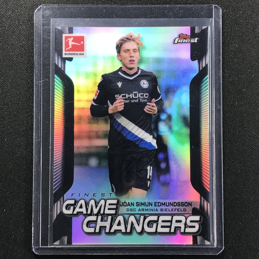 2020-21 Finest Bundesliga JOAN SIMUN EDMUNDSSON Game Changers Refractor #JE