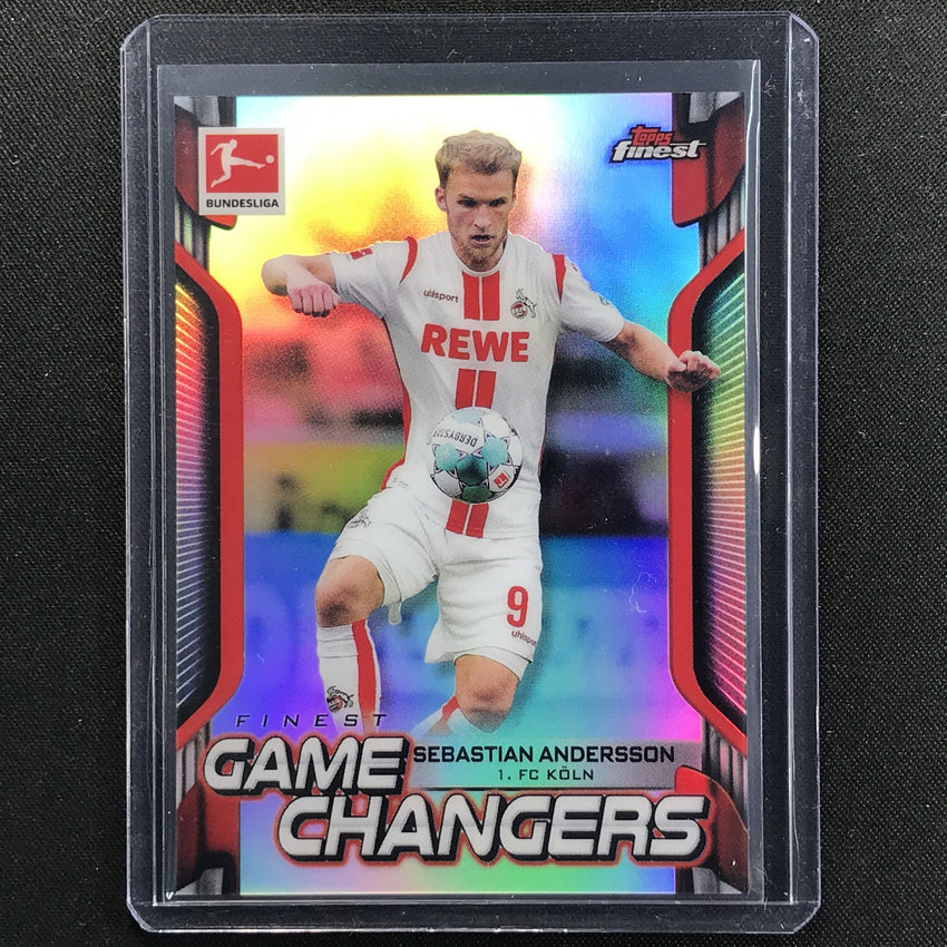 2020-21 Finest Bundesliga SEBASTIAN ANDERSSON Game Changers Refractor #SA