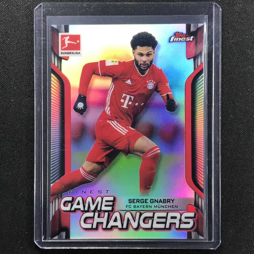 2020-21 Finest Bundesliga SERGE GNABRY Game Changers Refractor #SG