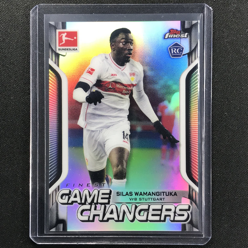 2020-21 Finest Bundesliga SILAS WAMANGITUKA Rookie Game Changers Refractor #SW