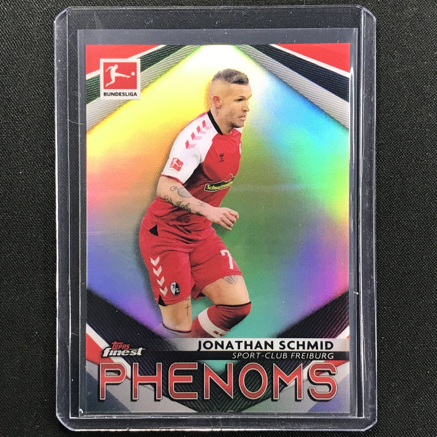 2020-21 Finest Bundesliga Jonathan Schmid Phenoms Refractor No Js