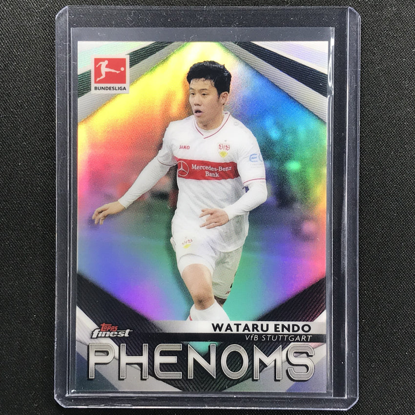 2020-21 Finest Bundesliga Wataru Endo Phenoms Refractor No We
