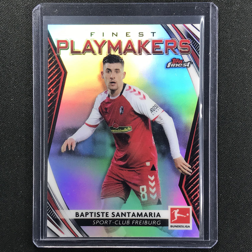 2020-21 Finest Bundesliga BAPTISTE SANTAMARIA Playmakers Refractor #BS