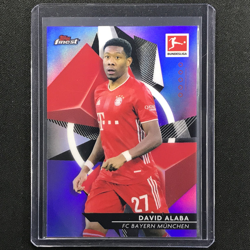 2020-21 Finest Bundesliga David Alaba Base Refractor Purple 74/250