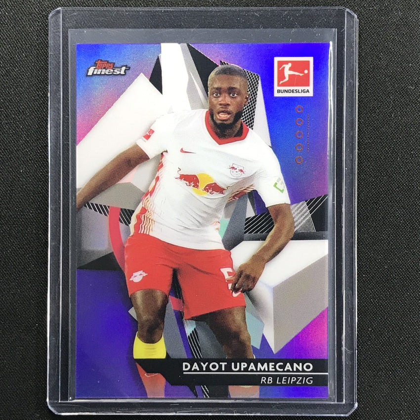 2020-21 Finest Bundesliga Dayot Upamecano Base Refractor Purple 84/250