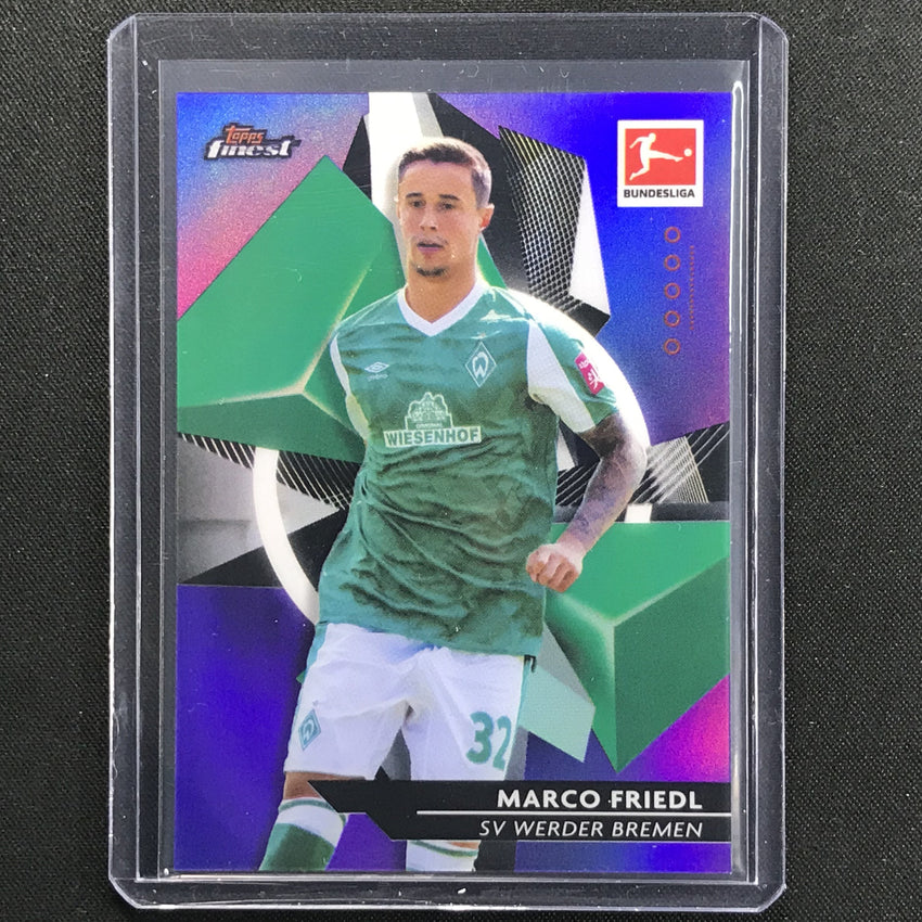 2020-21 Finest Bundesliga Marco Friedl Base Refractor Purple 234/250