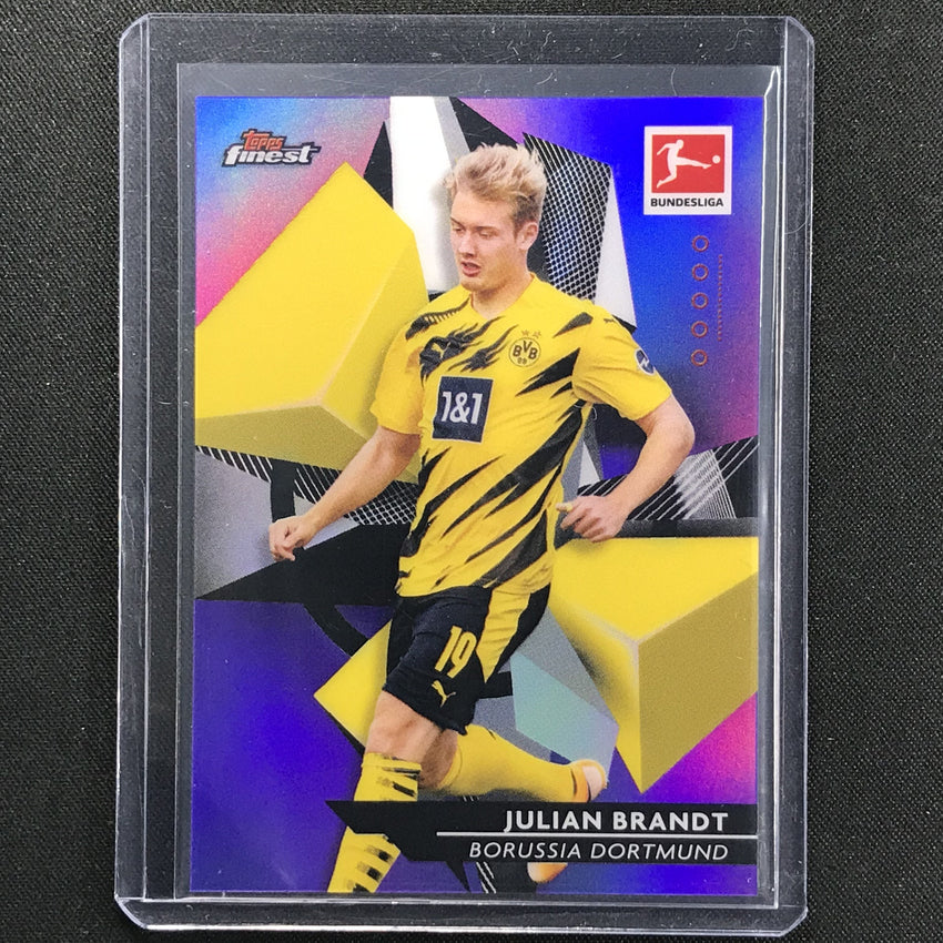 2020-21 Finest Bundesliga Julian Brandt Base Refractor Purple 240/250