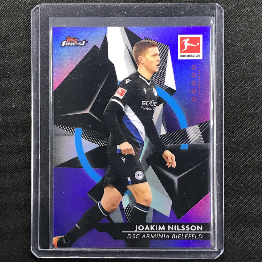 2020-21 Finest Bundesliga Joakim Nilsson Base Refractor Purple 149/250