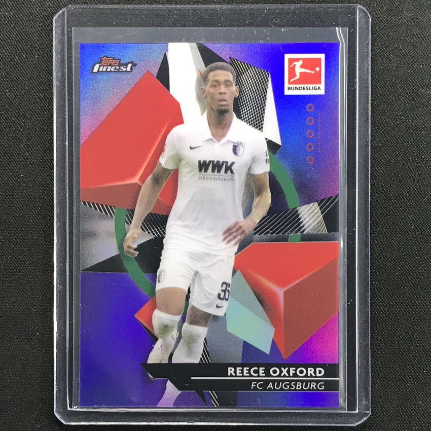 2020-21 Finest Bundesliga Reece Oxford Base Refractor Purple 160/250