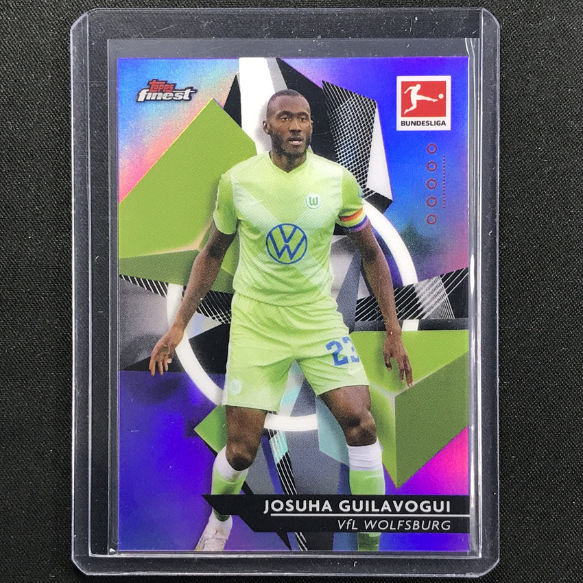 2020-21 Finest Bundesliga Joshua Guilavogui Base Refractor Purple 241/250