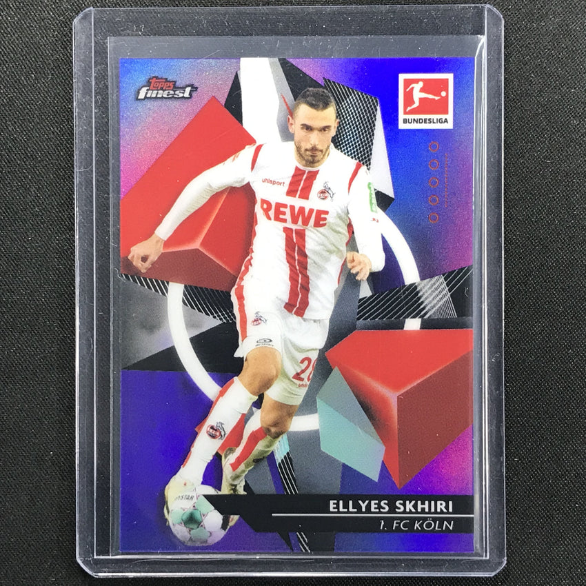 2020-21 Finest Bundesliga Ellyes Skhiri Base Refractor Purple 151/250