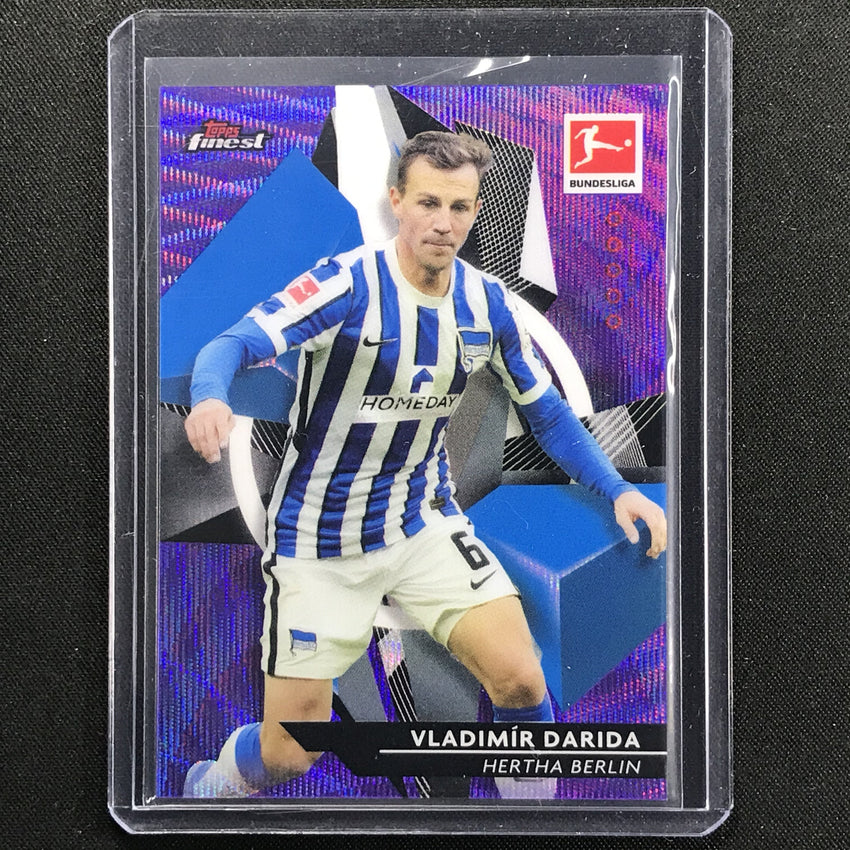 2020-21 Finest Bundesliga Vladimir Darida Base Refractor Purple Wave 117/250