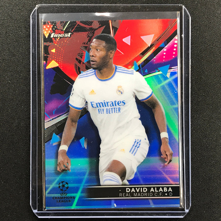 2021-22 Finest Uefa Ucl David Alaba Blue Aqua Vaporwave 85/99