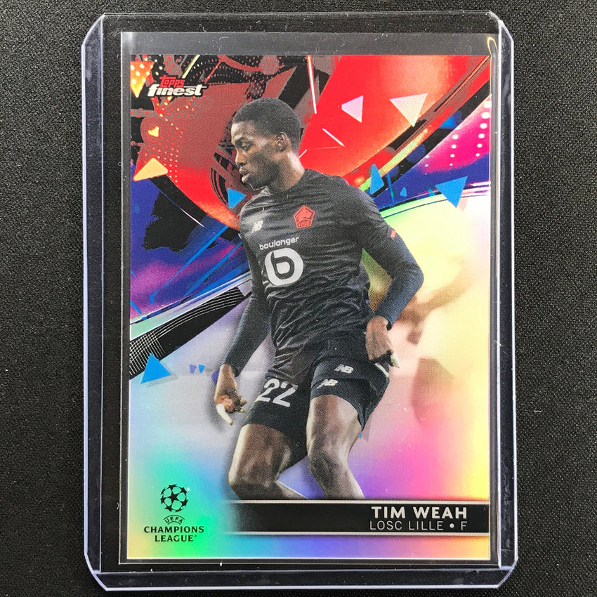 2021-22 Finest UEFA UCL TIM WEAH Refractor #18