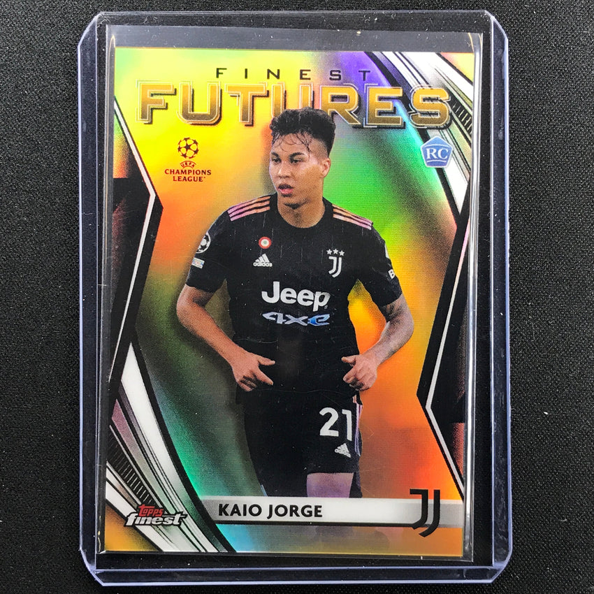2021-22 Finest Uefa Ucl Kaio Jorge Rookie Finest Futures Gold 15/50