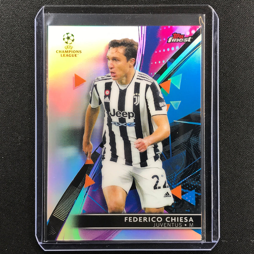 2021-22 Finest Uefa Ucl Federico Chiesa Refractor No 33