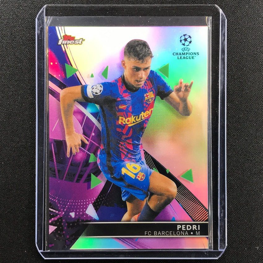 2021-22 Finest UEFA UCL PEDRI Refractor #35