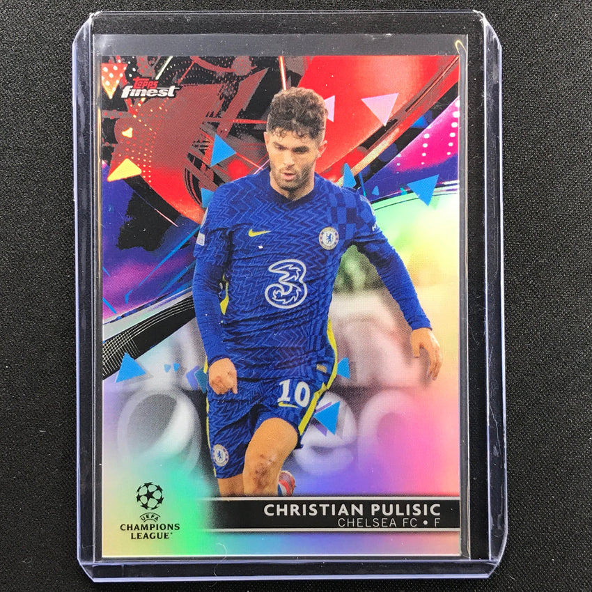 2021-22 Finest UEFA UCL CHRISTIAN PULISIC Refractor #59