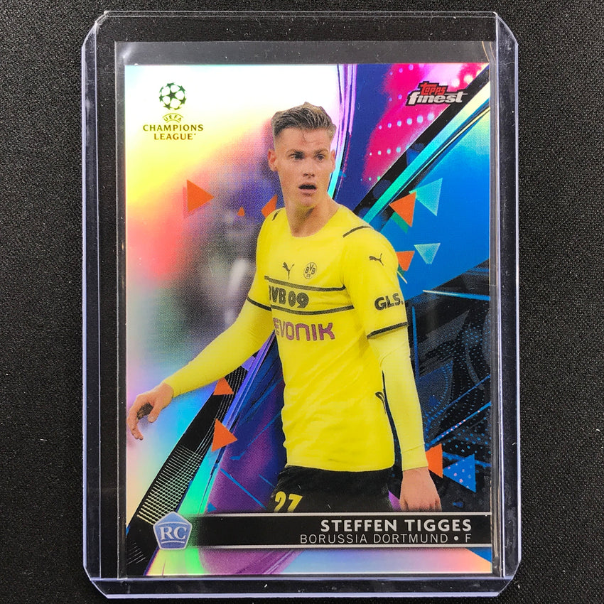 2021-22 Finest UEFA UCL STEFFEN TIGGES Rookie Refractor #68