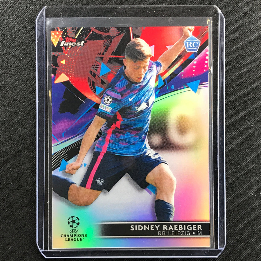 2021-22 Finest UEFA UCL SIDNEY RAEBIGER Rookie Refractor #76