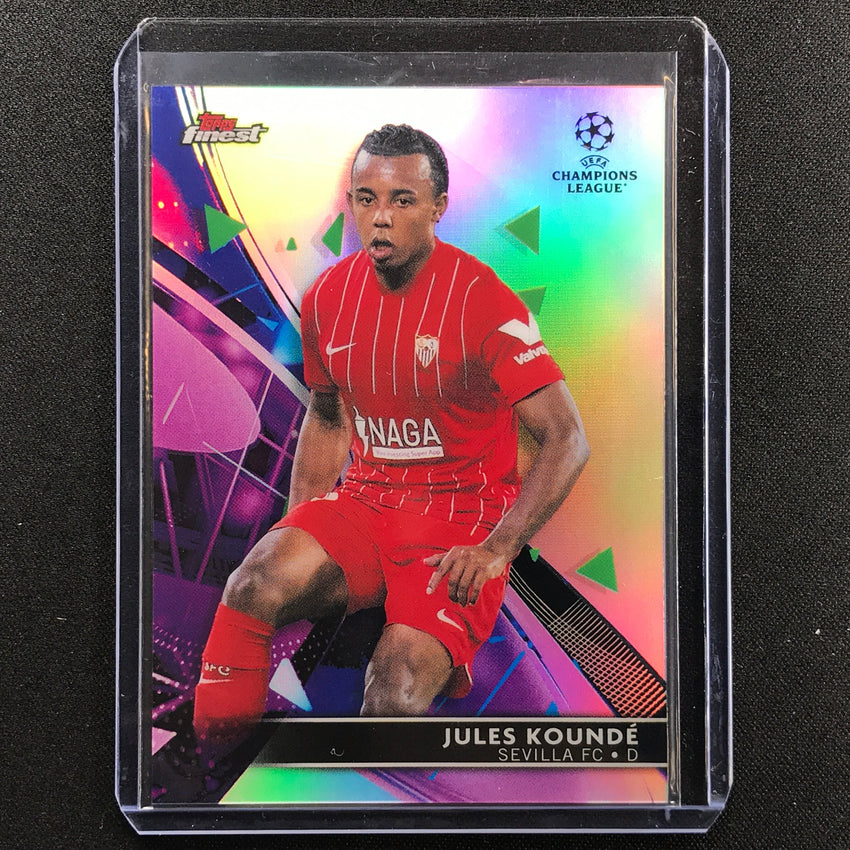 2021-22 Finest UEFA UCL JULES KOUNDE Refractor #81
