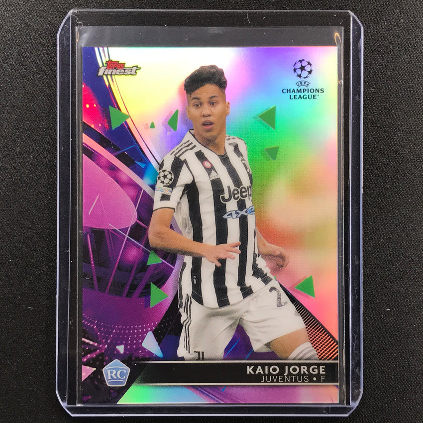 2021-22 Finest UEFA UCL KAIO JORGE Rookie Refractor #87
