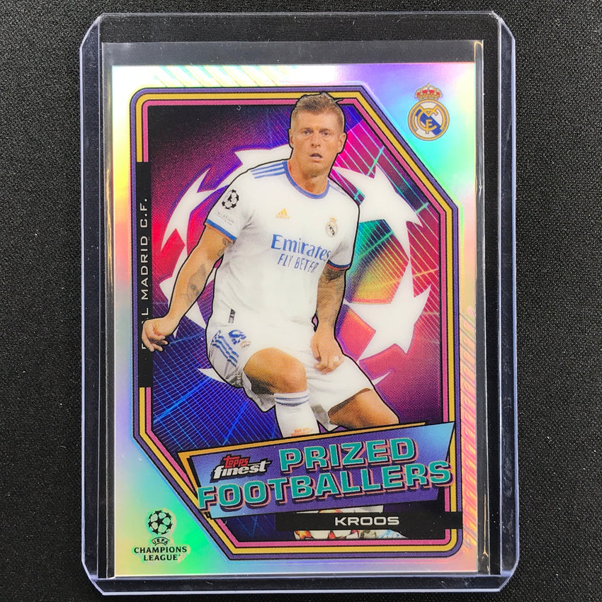 2021-22 Finest UEFA UCL TONI KROOS Prized Footballers Refractor #9
